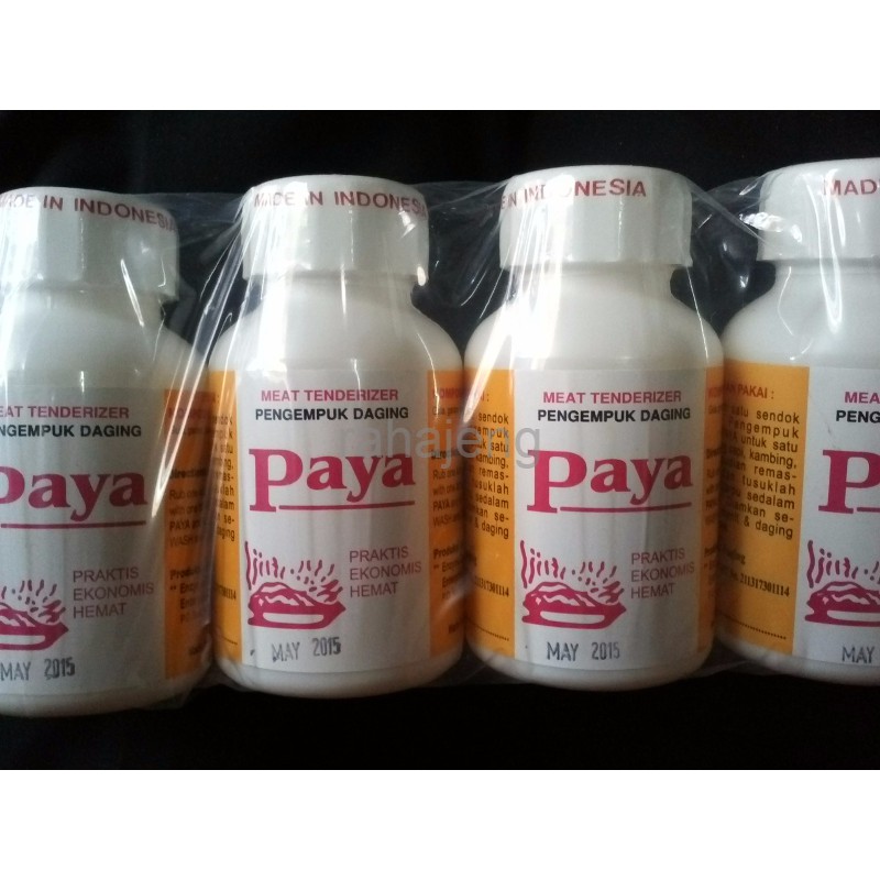 

Pengempuk Daging / Meat Tenderizer merk Paya 70g*12 botol