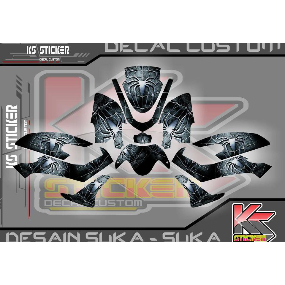 Custom Stiker Decal Nmax Spiderman
