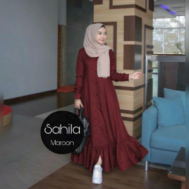 Gamis Dress Big Size Murah Jumbo Ukuran S-M-L-XL-XXL-XXXL-5L
