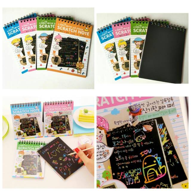 Magic Scratch Art Note Book