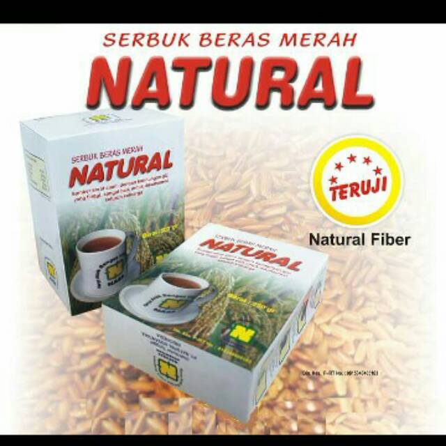 

Serbuk beras merah natural