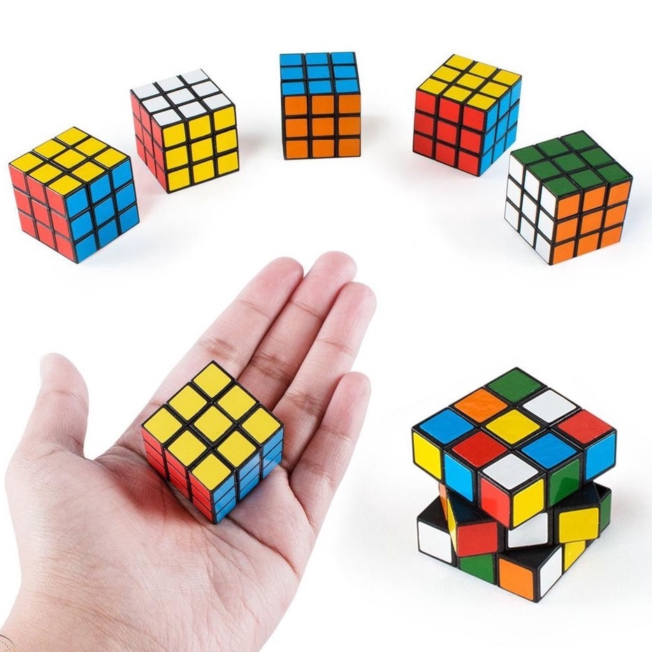 Mainan Rubik Mini / Mainan Kreatifitas Anak 3x3cm