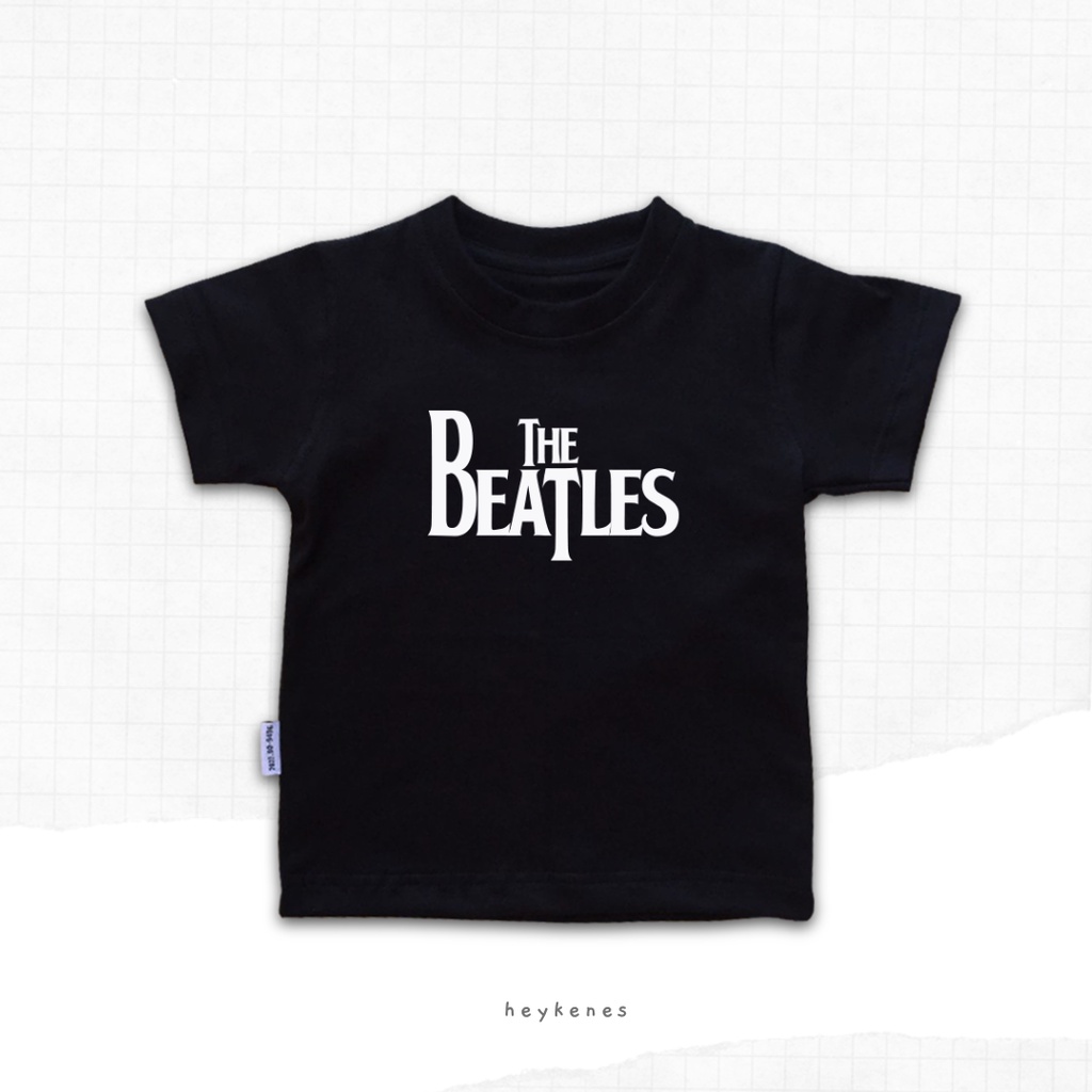 Heykenes Kaos Anak Beatles Cotton 30s