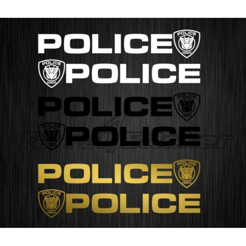 Sticker Motor Yamaha Nmax Police