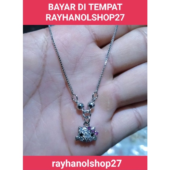 PERHIASAN ANAK ANAK KALUNG TITANIUM LIONTIN MOTIF PILIHAN LAPIS EMAS 22K ANTI KARAT TERSEDIA WARNA GOLD DAN SILVER TERBARU RO-27 KALUNG ANAK ANAK TITANIUM MOTIF PILIHAN