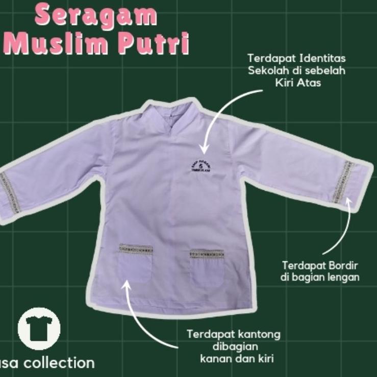 Paling Dicari.. Seragam Muslim Putri SMPN 5 Tamsel