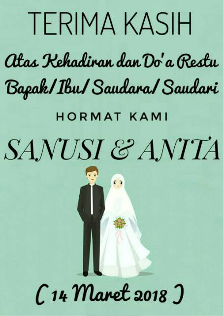 

Kartu ucapan terimakasih / name tag / thanks card request nama