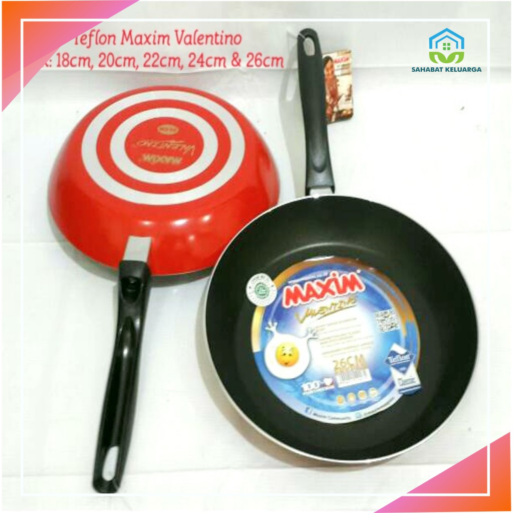 Teflon Anti Lengket Teflon Maxim Valentino Teflon 18 - 26 cm
