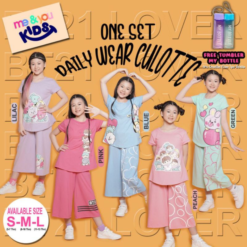 SET KULOT JUNIOR ME&YOU KIDS SIZE 5-13T