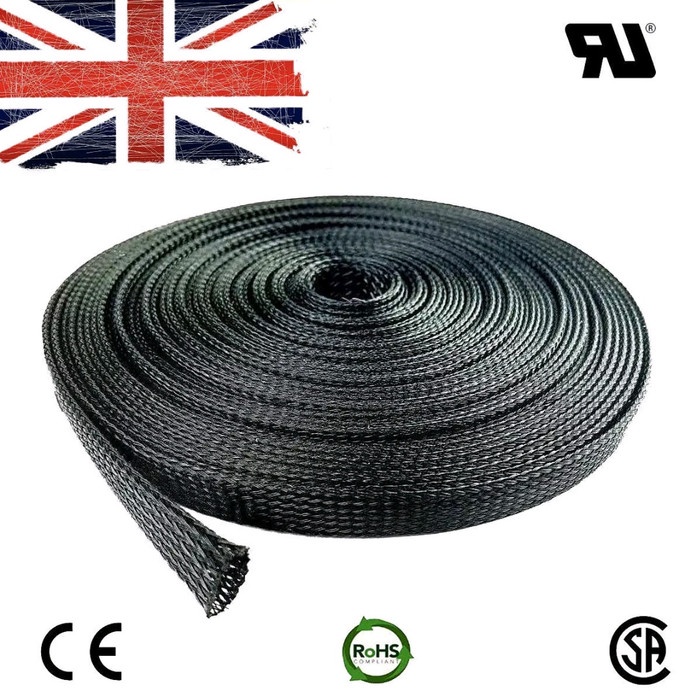 Pembungkus Kabel 40 mm Cable Sleeve Sleeving expandable braided nylon