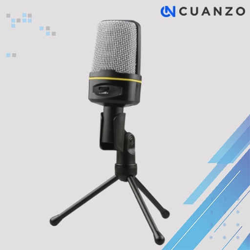 Mikrofon Smooth 3.5mm dengan Stand / Microphone Condenser Usb Hp Mini / Mic Microphone Mikrofon Mikropon Studio Stand Tripod Podcast Rekaman Musik Karaoke Smule Youtuber Vlogger Zoom Meet / Stand Microphone Condenser Profesional Studio Mic Murah Original