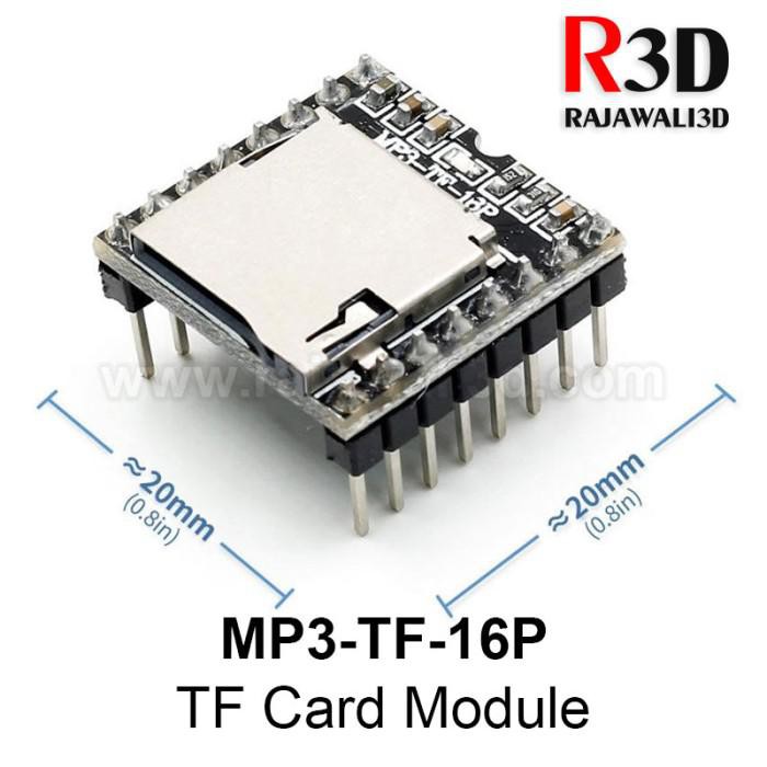 DF Player Mini MP3 Player Module MP3 Voice Module TF Card Module 16P
