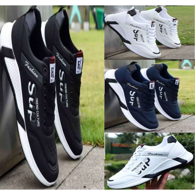 TmO - 8.8 Sale sepatu pria sneakers running fashion  SUP U2/sepatu sneakers fashion kekinian termurah bisa cod size 39-43