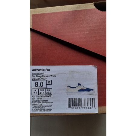 Vans aunthentic Pro second