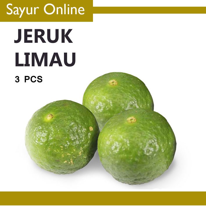 

[SayurOnline] JERUK LIMAU SEGAR [3 Pcs]