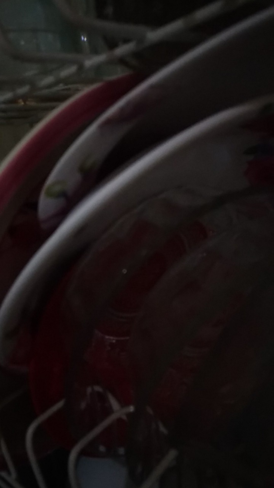 Piring Melamin Motif Bunga Ungu Unica M109