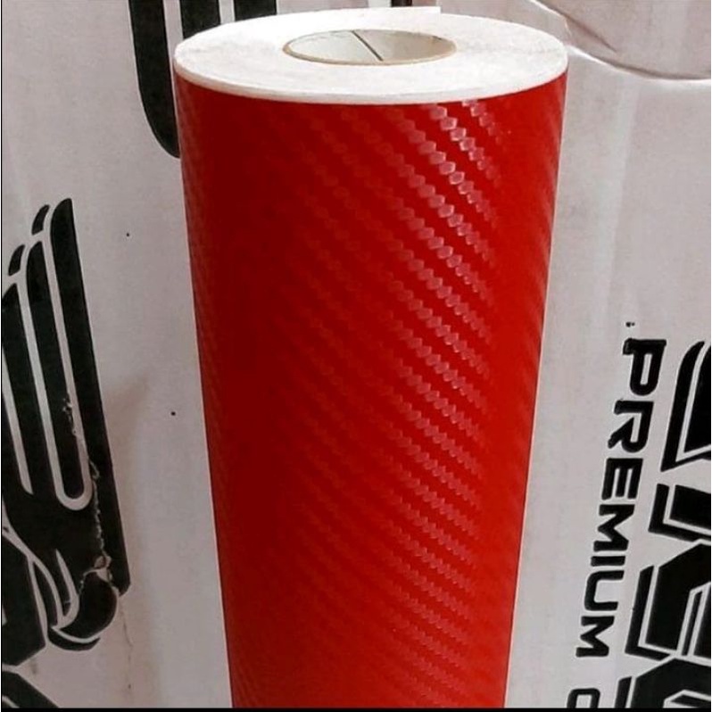 scotlite motor carbon 3d merah matte doff skotlet carbon