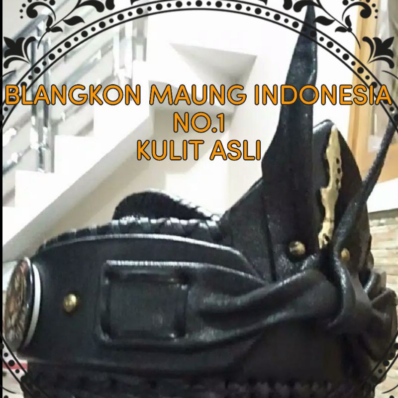 BLANGKON MAUNG UDENG KULIT ASLI INDONESIA