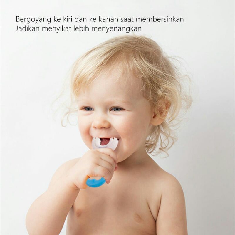 Toot Brush Children Desain U/Sikat Gigi Anak Bentuk U 2-6 Tahun