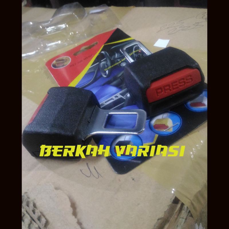 Colokan Safety Belt Universal 2PCS Belt Buzzer / Seat Belt Buzzer Stoper Alarm /