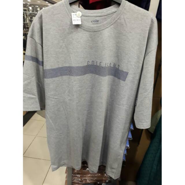 Kaos pria cole big size jumbo abu brand matahari