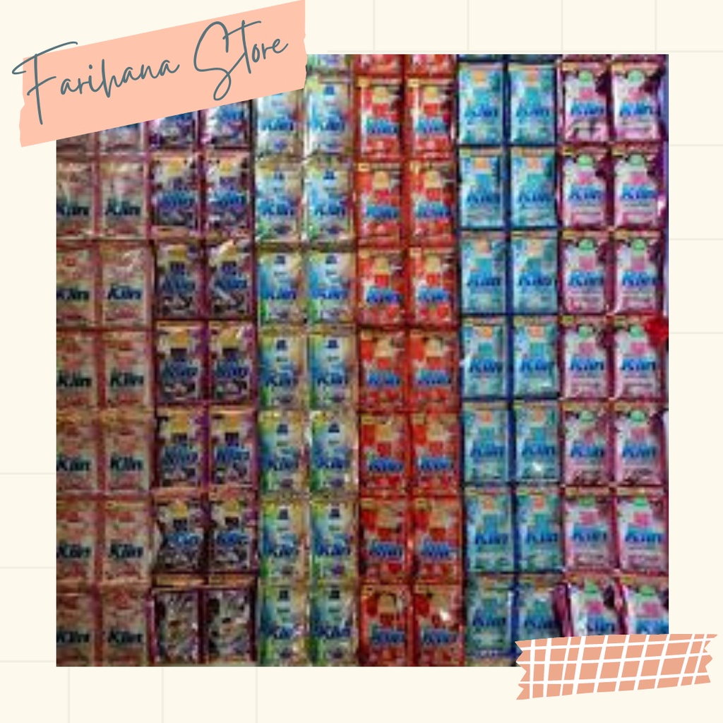 SoKlin Liquid | SoKlin Cair | SoKlin Cair Sachet | Detergent Cair | Detergen Renceng | 22 ml | Farih