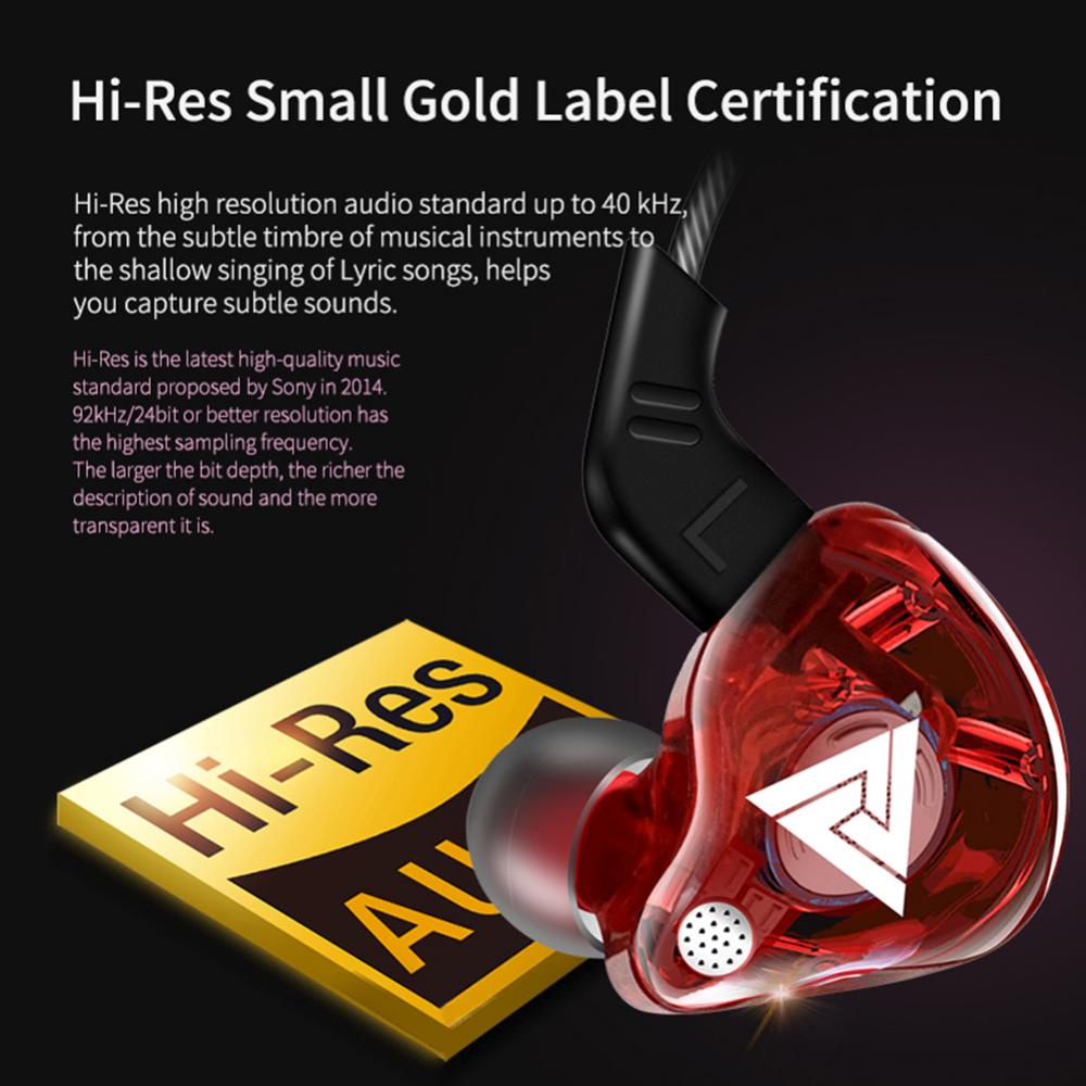 (COD) Earphone QKZ AK6 Headset QKZ AK6 HIFI PRO Gaming Sport Mic Super Bass In-Ear Earphone with Microphone ORI