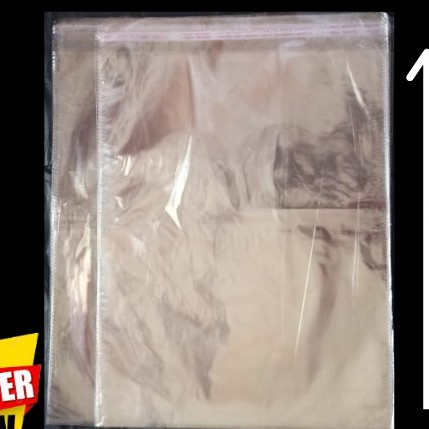 &lt;isi 50pc&gt; Plastik OPP Seal Uk 20X30 Bening / plastik PP / plastik perekat termurah / plastik lem / plastik lem bening