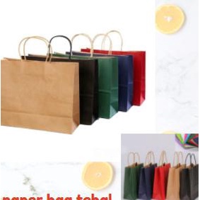 

Paper Bag Clover / Kantong / Tas Kertas / Paper Bag Sovenir Vintage - Donker