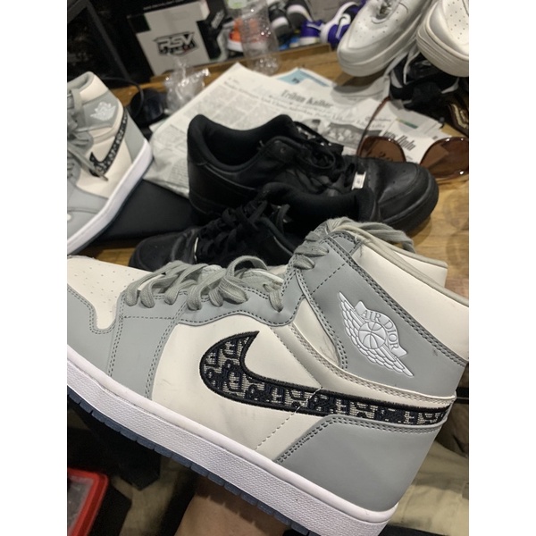 Nike air jordan 1 dior dan nike af1 triple black