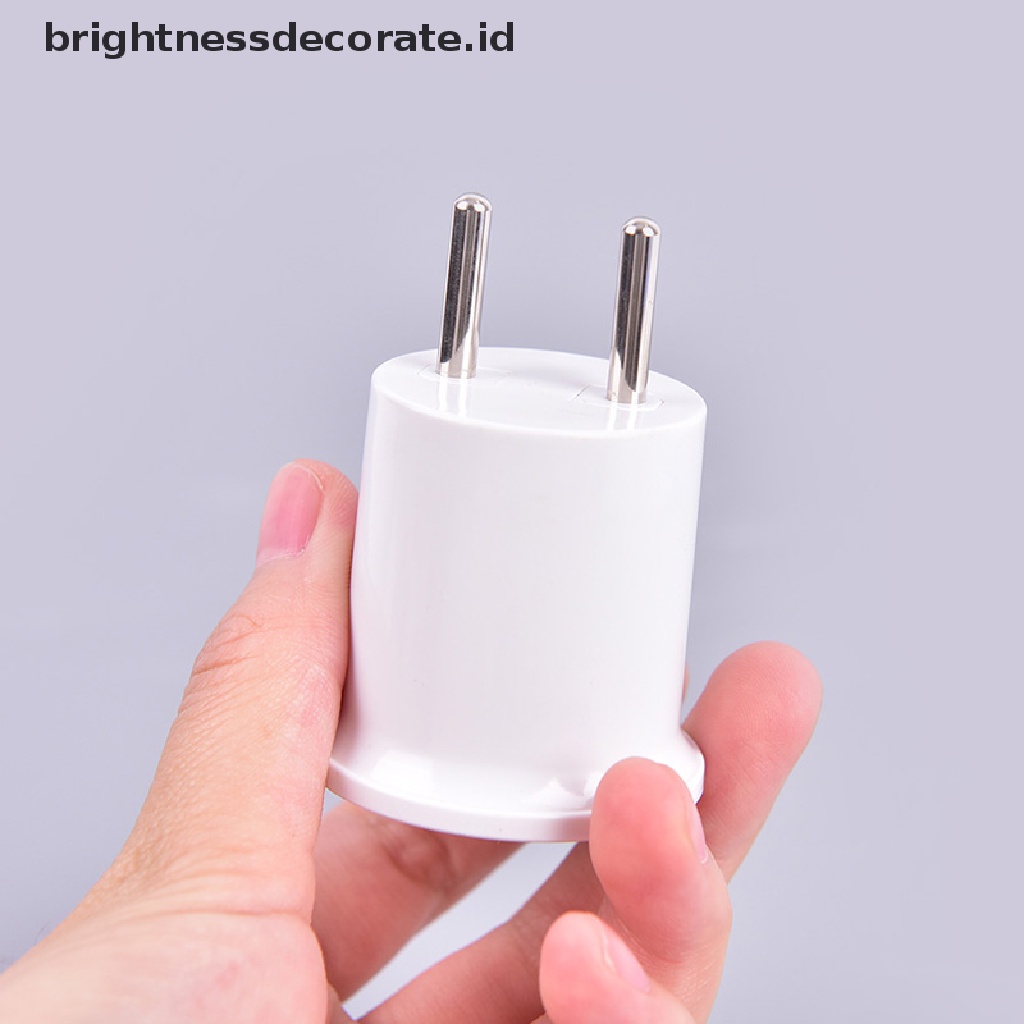 [birth] E27 Lamp Base To EU/US Plug Socket Lamp Holder Converter Adapter Light Bulb Lamp [ID]