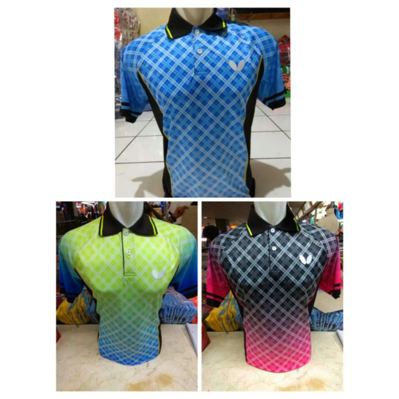 Kaos Olahraga Badminton Golf Tenis / Jersey Dry Fit Original Import