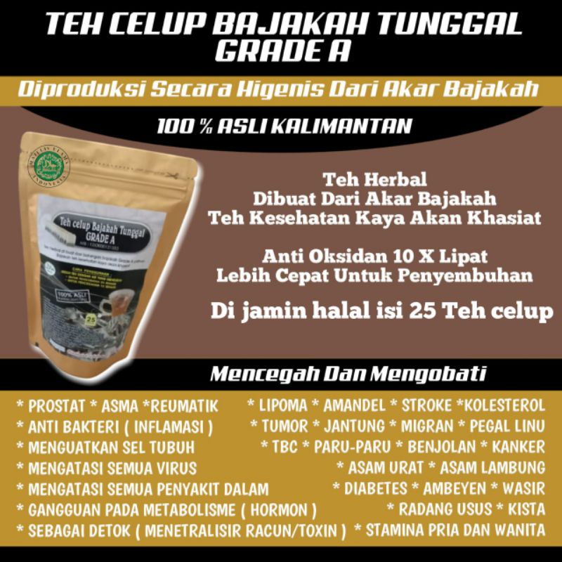Teh Akar Bajakah Asli Kalimantan Kualitas SUPER 100% Herbal tradisional