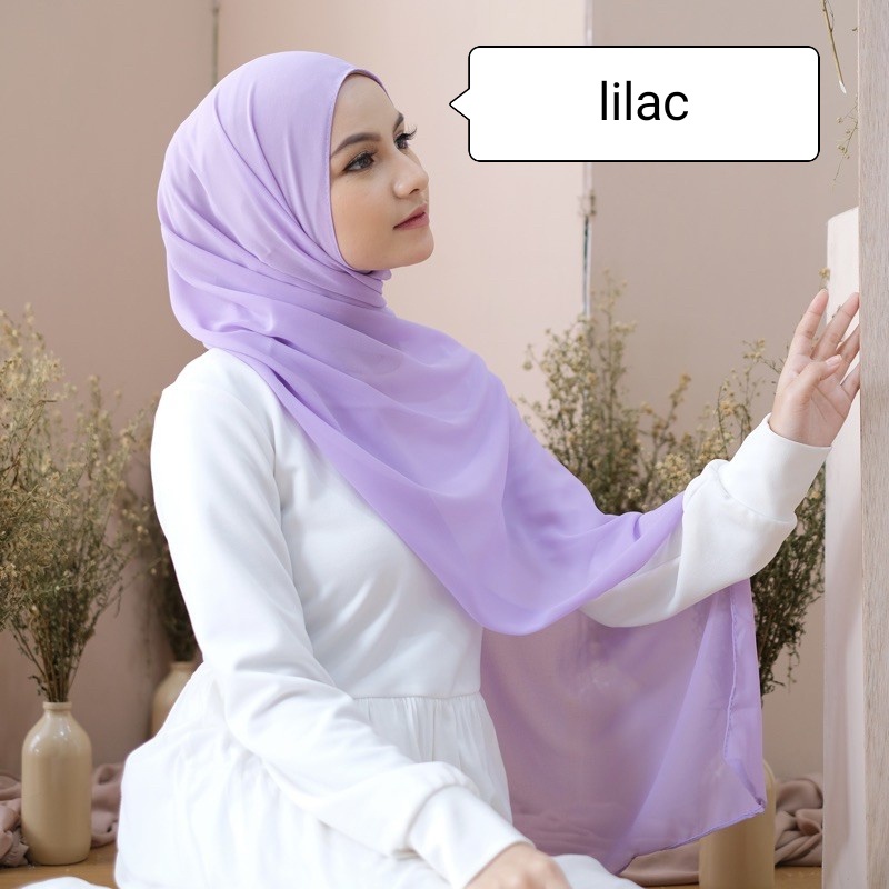HIJAB PASHMINA INNER/JILBAB INNER/PASHMINA POLOS/175X70CM-LILACK
