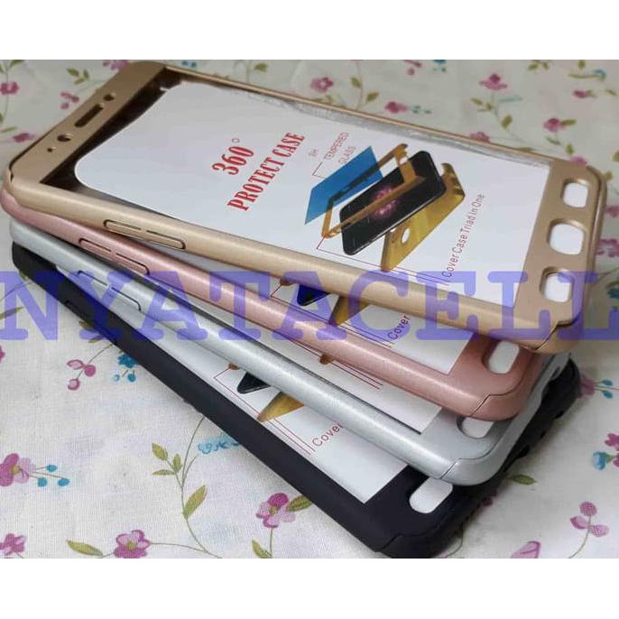 NEW CASE PROTECT 360 OPPO F3+ PLUS R9S+ SLIM HARD/IPAKY/FULL BODY/CASING - HITAM MILENIA