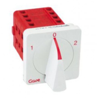 GAVE COS 2P 16A SELECTOR SWITCH 1-0-2