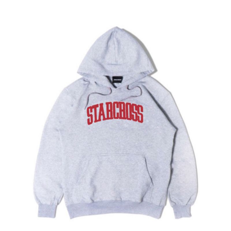 HOODIE STARCROSS GREY-REDAK