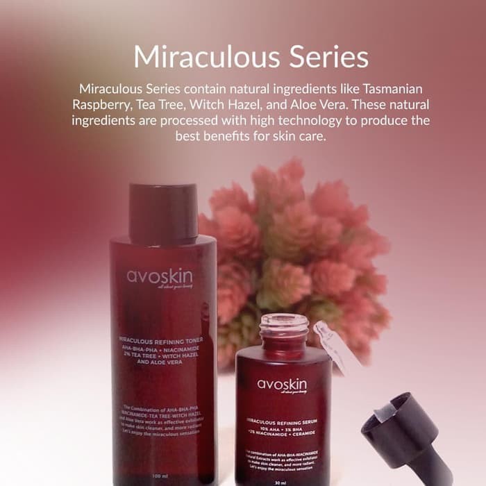AVOSKIN Miraculous Refining (Toner/Serum)(30ml/100ml)