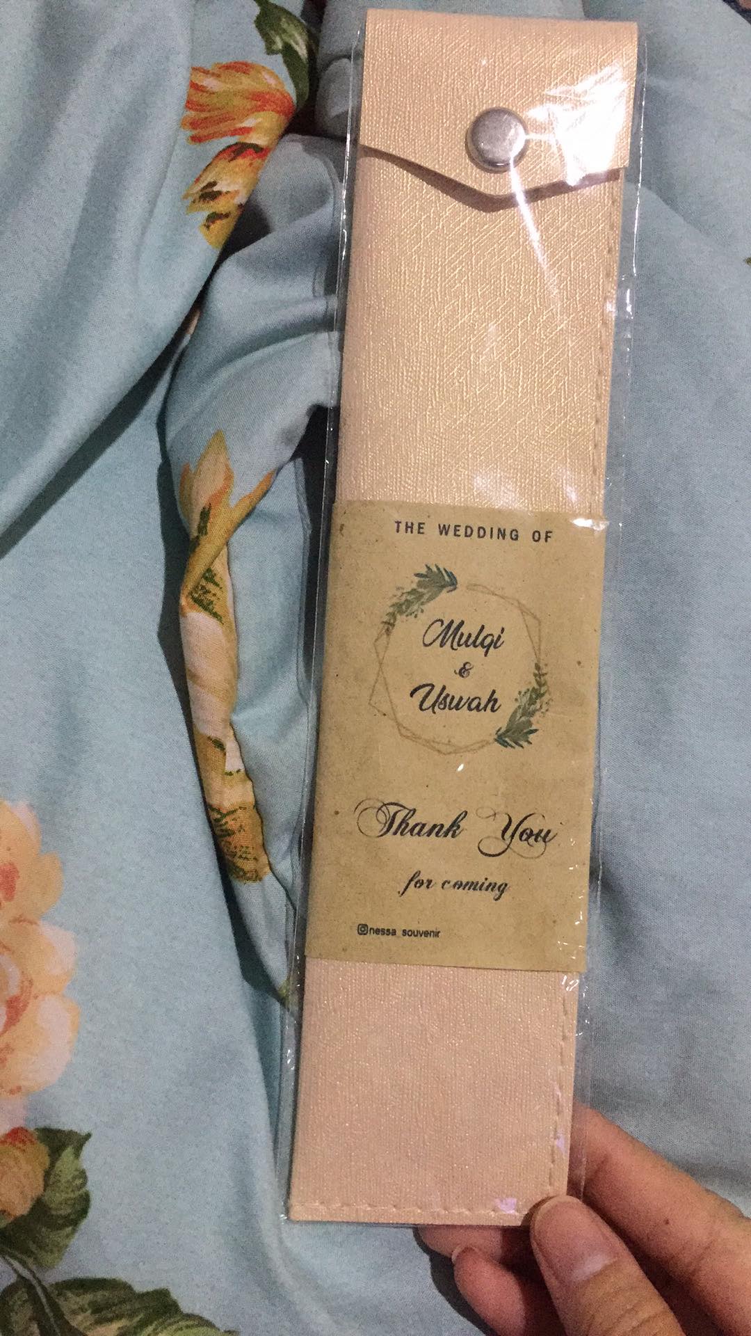 Pouch Sedotan Stainless & Pouch Sendok Garpu