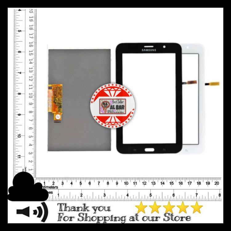 1 Set Lcd Touchscreen Tab 3 V 3V Sm-T116 T116Nu Layar Original Samsung - Putih Kode 840