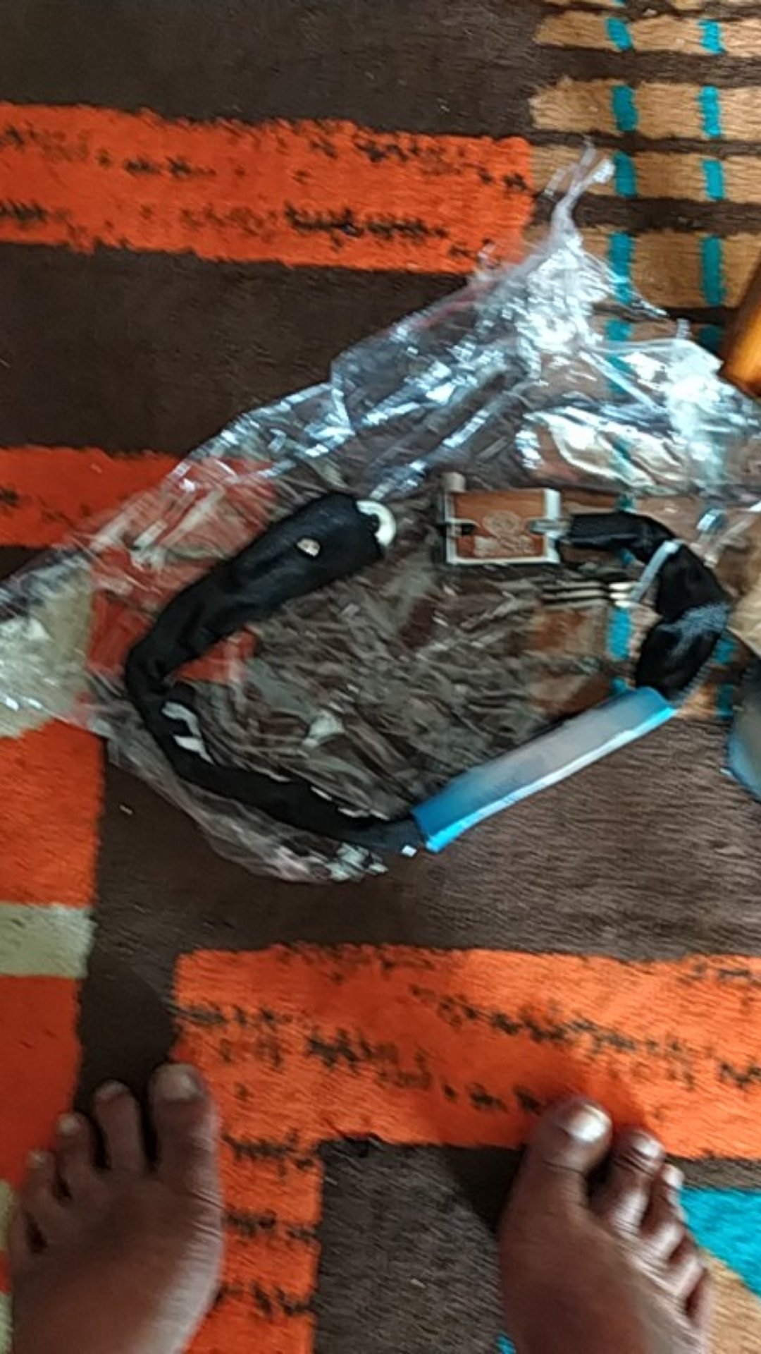 Gembok Pagar Pintu Rumah Anti Maling Sepeda Rantai 60cm