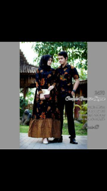 Maura Couple - Sania Ruffle Batik Couple Ori Ndoro Jowi Kubis Garansi Termurah Shopee