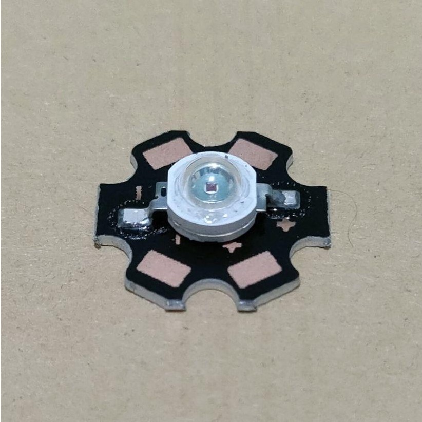 Lampu LED HPL 3 Watt 3W + Heatsink Pendingin PCB