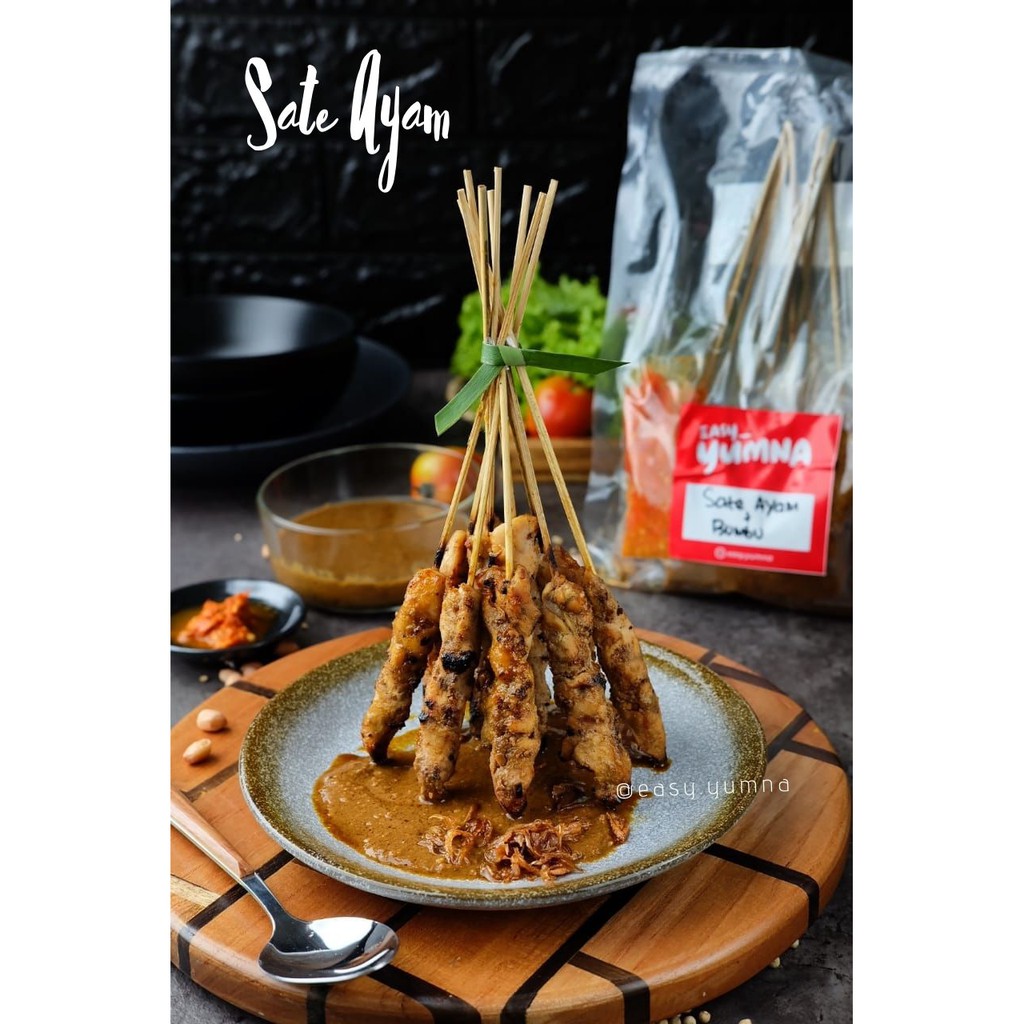 

Sate Ayam 10 tusuk - Frozen Kemasan Vacum, tinggal hangatkan