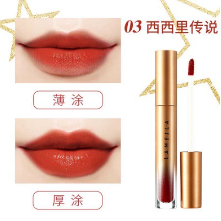 Lameila Lip Glaze Lipstik Pelembab Tahan Lama Lip Gloss Pewarna Bibir Cair Pelembab Lipstik CJR 1021