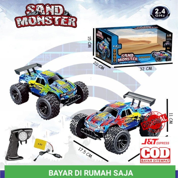 REMOT KONTROL CONTROL RC Sand Monster  Mainan Anak Mobil Remote Control