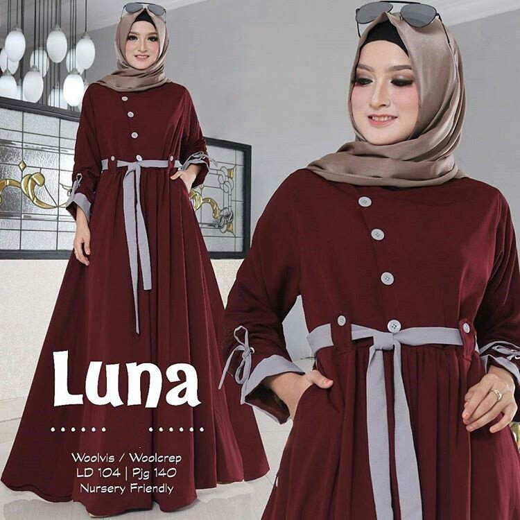 Jk TERBARU - ROK MUSLIM POLOS SUPERNOVA MAYUNG - BAHAN 