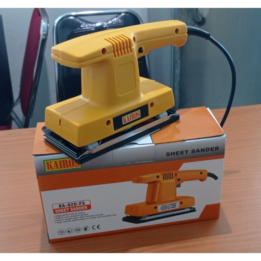 Mesin amplas orbital sander Elektrik Sander Mesin Amplas Kayu Mesin Amplas Tembok