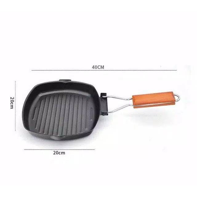 SQUARE GRILL PAN UKURAN 20cM