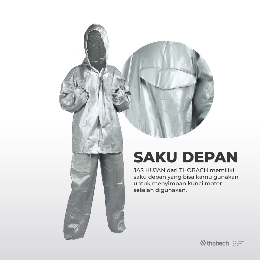 JAS HUJAN PRIA WANITA TERMURAH ANTI TEMBUS THOBACH ORIGINAL